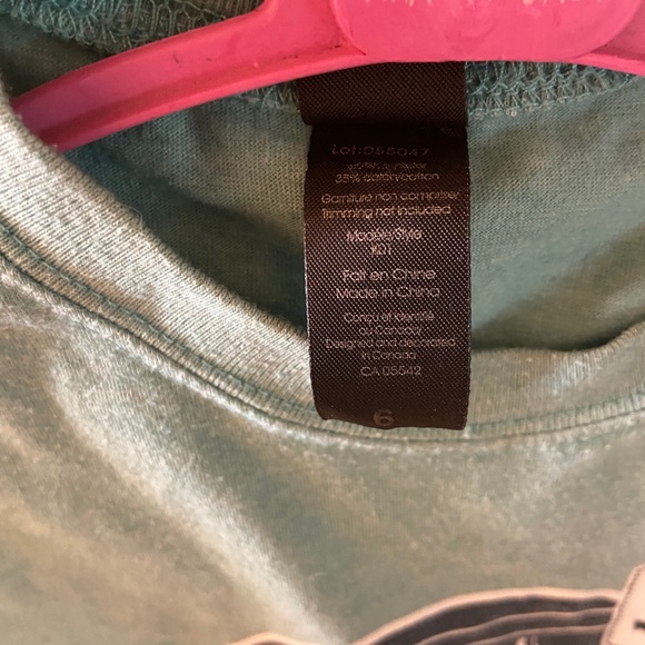 Turquoise Nova Scotia t-shirt - size 6 - Picture 3 of 5